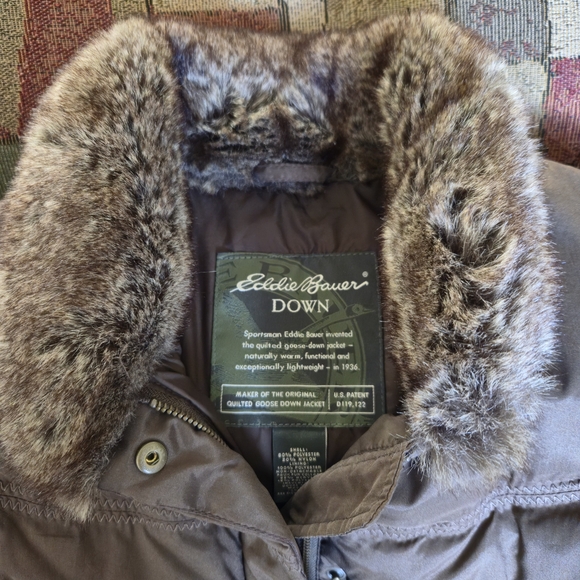 Eddie Bauer Quilted Down Vest Jacket - Picture 4 of 6